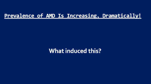 AMD Prevalence Increasing - Dramatically