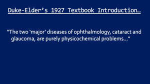 AMD Rare in 1927, Duke-Elder's Textbook Fails to Mention the Disease
