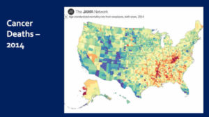 AMD Increased Prevalence Correlated to Increased Cancer Deaths, USA, CDC Data