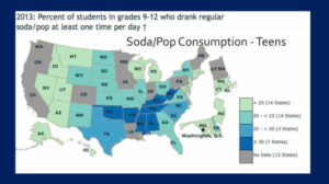 AMD Increased Prevalence Correlated to High Soda Pop Consumption, USA