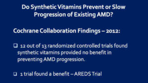 AREDS Vitamins Prevent Progression of Existing AMD?