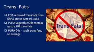 Trans fats banned by FDA - Correlated to Macular Degeneration - AMD