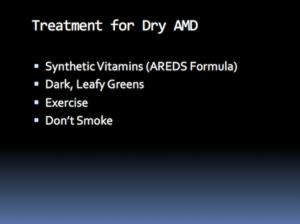 Conventional Treatment for Dry AMD
