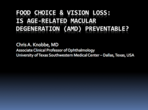 Does Processed Food Consumption Cause Macular Degeneration (AMD)? Dr. Knobbe Debut Presentation at the Ancestral Health Symposium - 2016