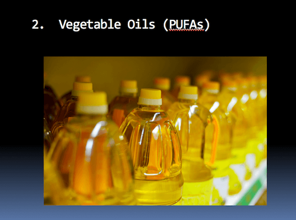 Polyunsaturated (PUFA) Vegetable Oils and relationship to macular degeneration 