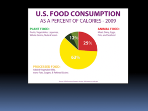 USDA Graph of Processed Food Consumption Associated with Macular Degeneration (AMD) Prevalence Increase in the U.S.