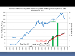 Processed food consumption and AMD Prevalence, U.S.A., Dr. Knobbe's research