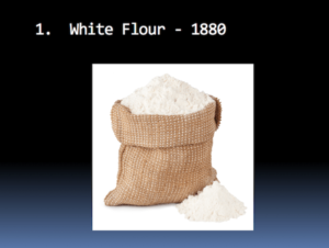 Refined white wheat flour